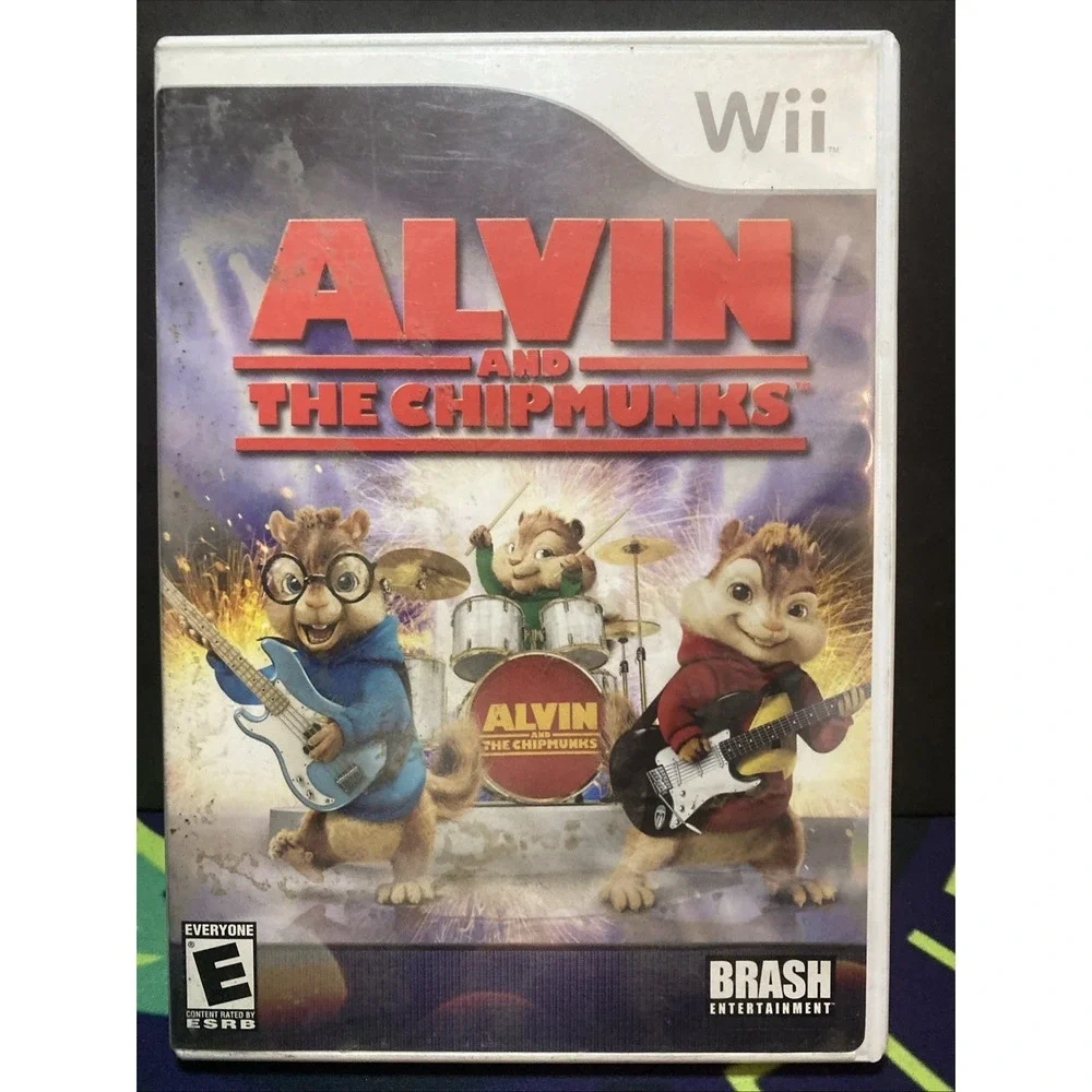 Nintendo Wii Alvin & The Chipmunks Game 2007 No Manual